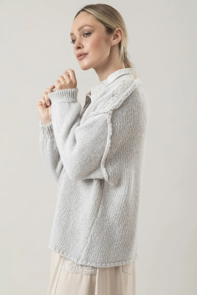 CARDIGAN CORTO CAMDEN BASIC/CORINZIO - CHEZ MOI