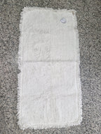 TAPPETO ASSORTITO CON FRANGIE SUI LATI - BLANC MARICLO'