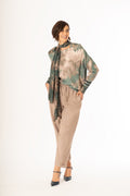 MAGLIA FIORI E POIS MANICA MARTELLO - MORE BY SISTE'S