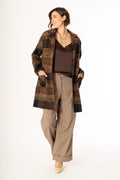 CAPPOTTO CHECK CON PAILLETTES MORE BY SISTE'S
