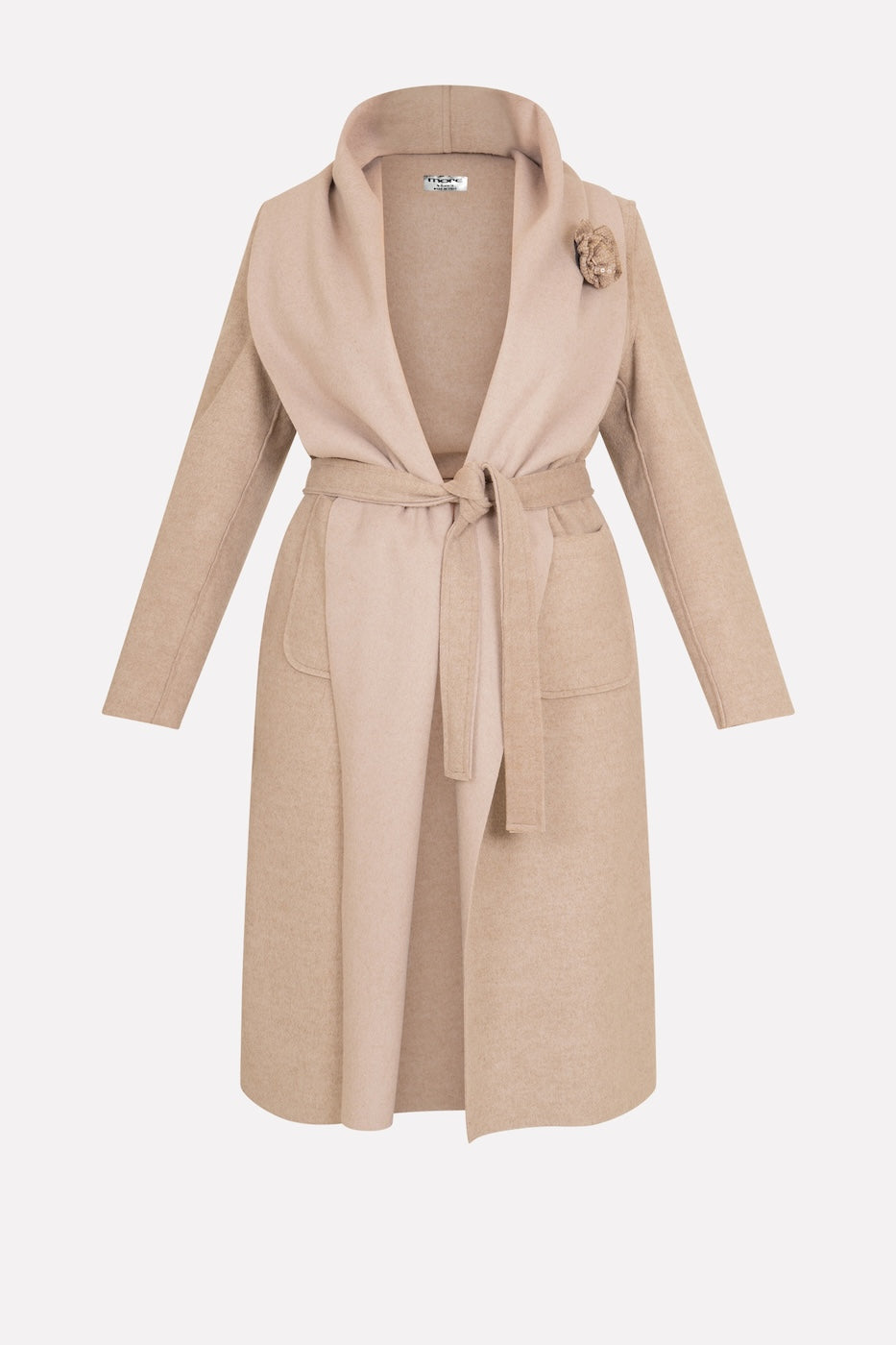 COAT WITH BROOCH AND BELT - MORE BY SISTE'S