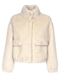 GIACCA CON TASCINE FAUX FUR FAKE MINK - AYFEE