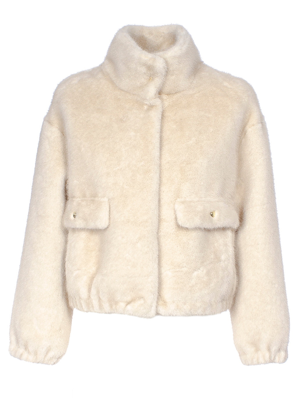 GIACCA CON TASCINE FAUX FUR FAKE MINK - AYFEE