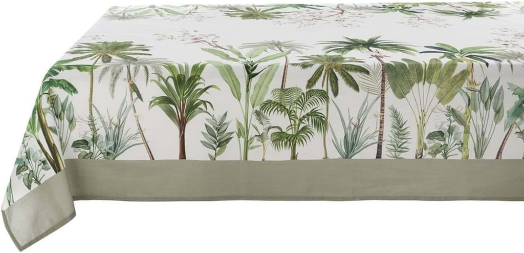 TOVAGLIA CON STAMPA TROPICALE - BLANC MARICLO'