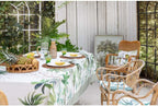 TOVAGLIA CON STAMPA TROPICALE - BLANC MARICLO'