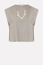GILET CON COLLANA - MORE BY SISTE'S