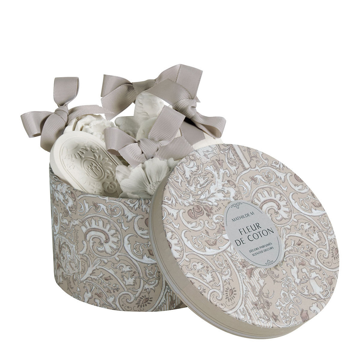 COFANETTO 5 DECORAZIONI FLEUR DE COTON -MATHILDE