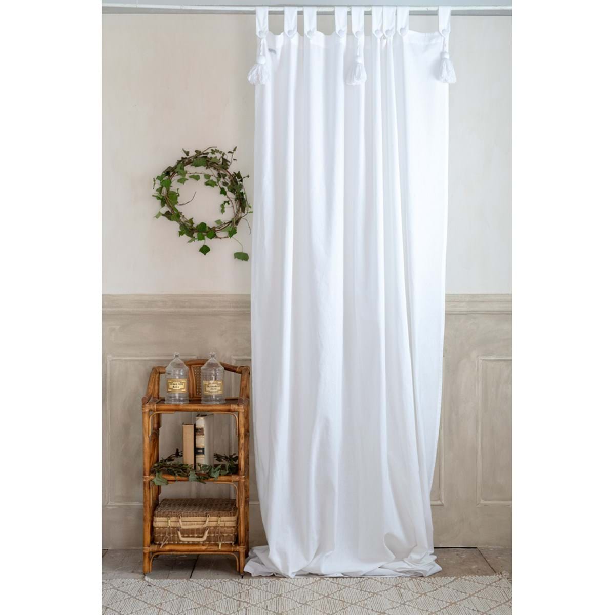 TENDA CON PASSANTI E EMBRASSE - BLANC MARICLO'