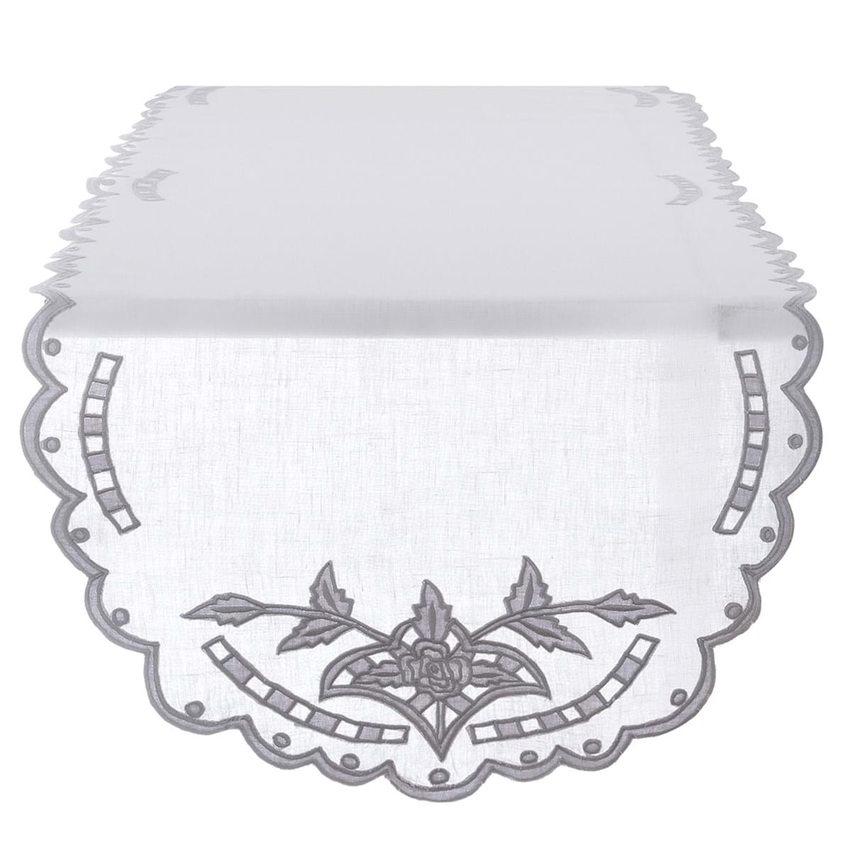 RUNNER RICAMATO  - BLANC MARICLO'
