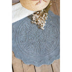TAPPETO JACQUARD - BLANC MARICLO'