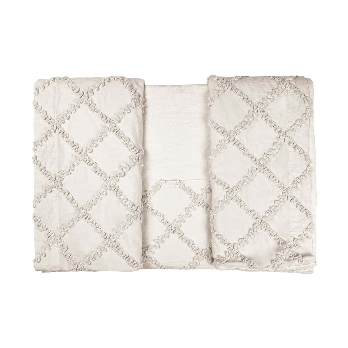 COMPLETO LETTO CON APLICAZIONE  -  BLANC MARICLO'