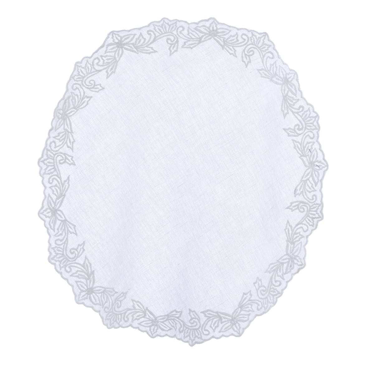 TOVAGLIETTA RICAMATA - BLANC MARICLO'