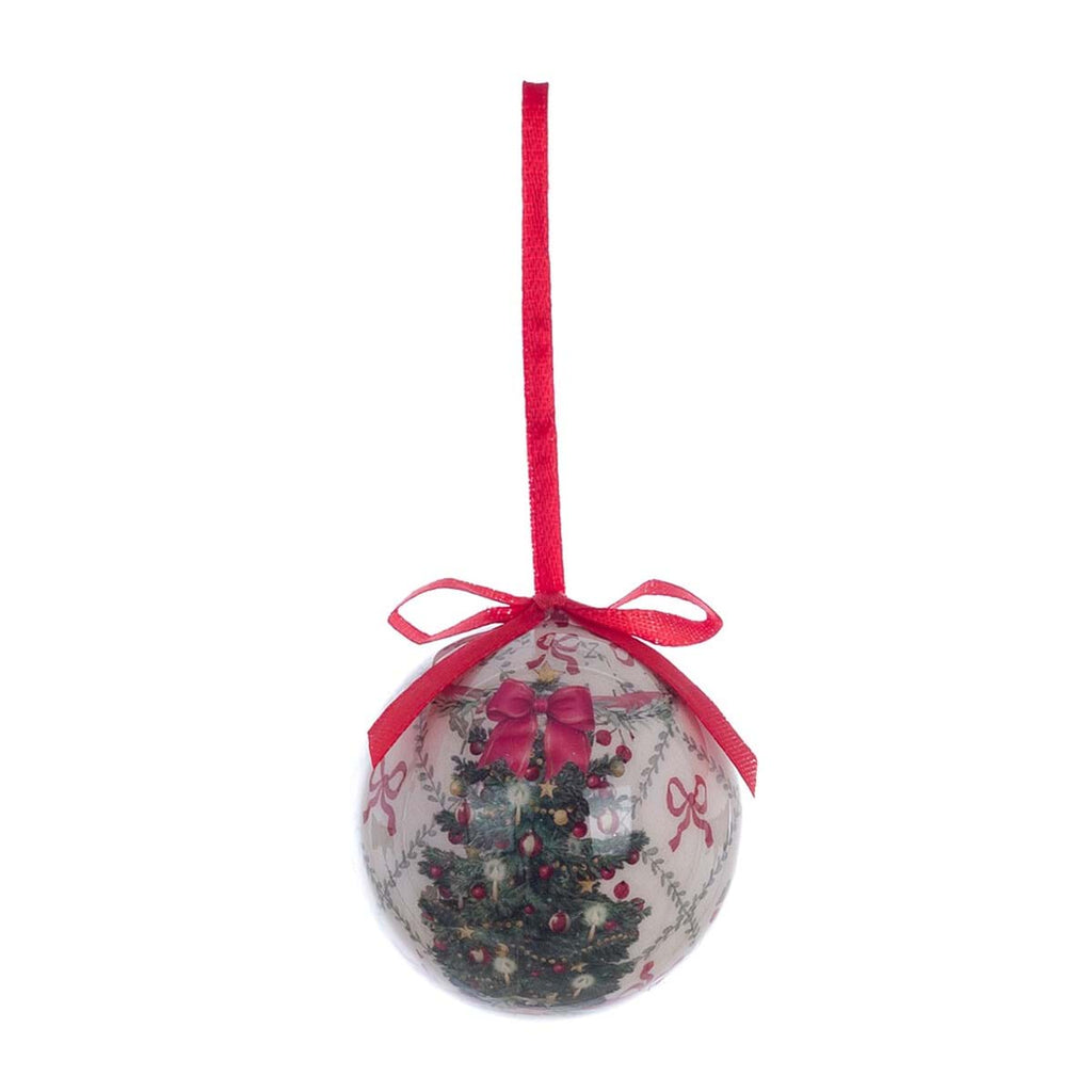 SCATOLA ALBERO CON 6 DECORI ASS. - BLANC MARICLO'