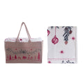 PLAID NATALIZIO CON BORSA -  BLANC MARICLO'