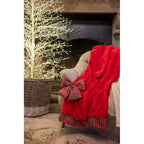 PLAID SHERPA CON FIOCCO - BLANC MARICLO'