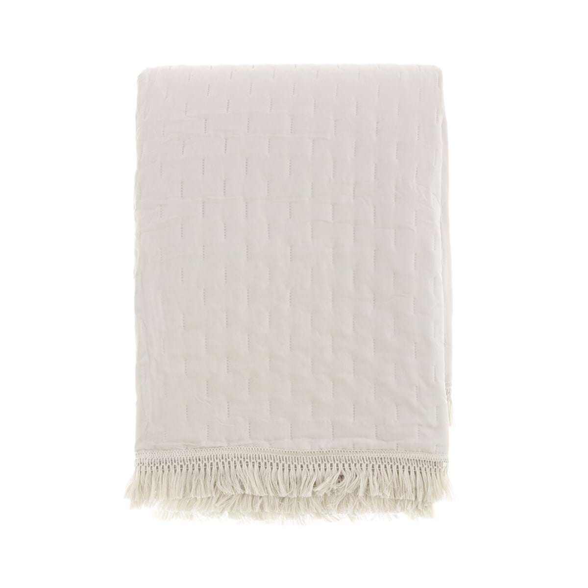 TRAPUNTA CON FRANGE - BLANC MARICLO'