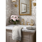 COPPIA ASCIUGAMANI CON PIZZO  -  BLANC MARICLO'