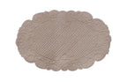 OVAL PLACE MAT - BLANC MARICLO'