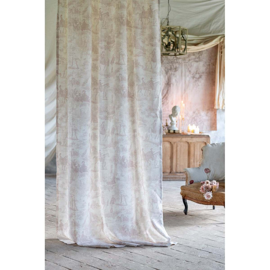 TENDA CON STAMPA TOILE DE JOUY - BLANC MARICLO'