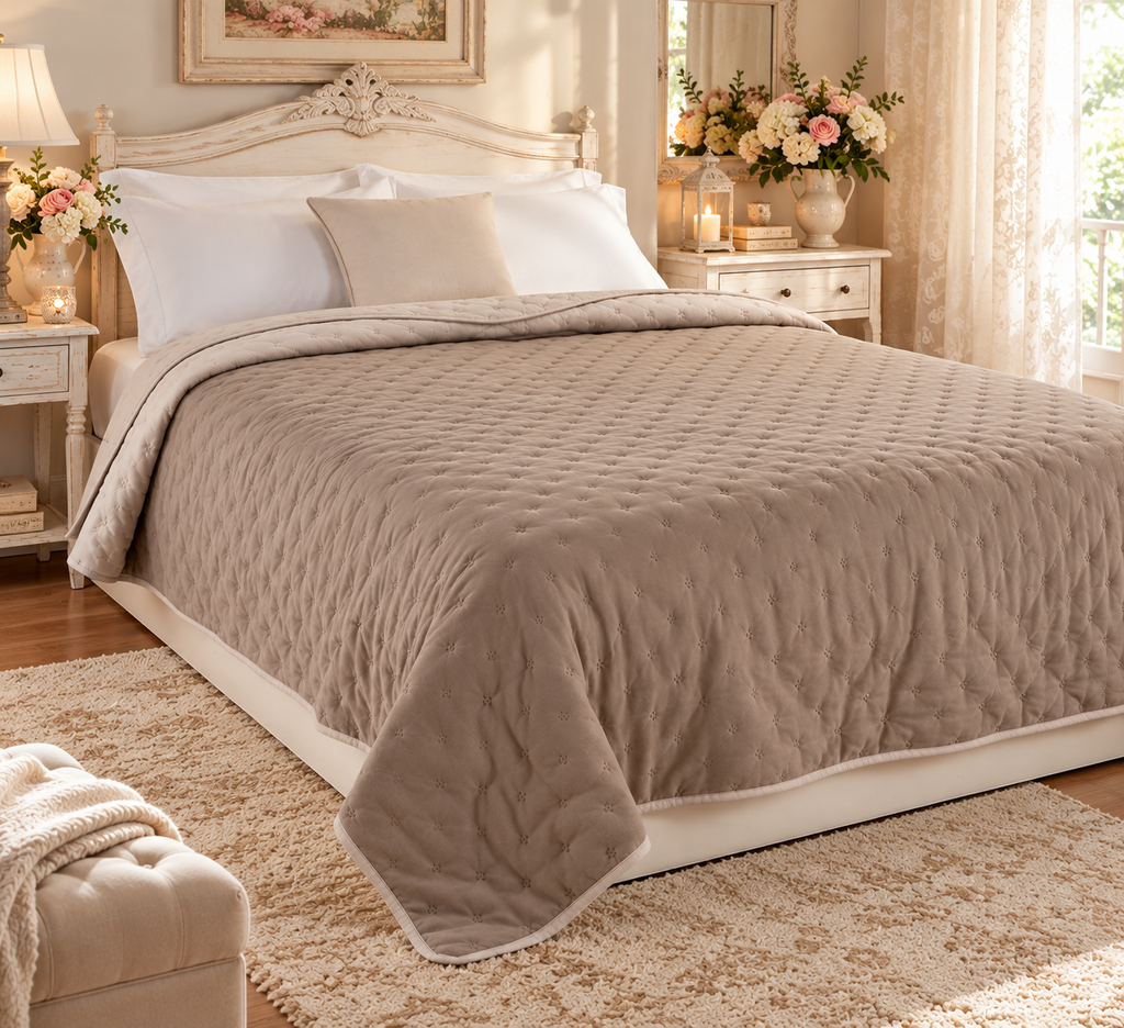 TWO-TONE QUILT - BLANC MARICLO'
