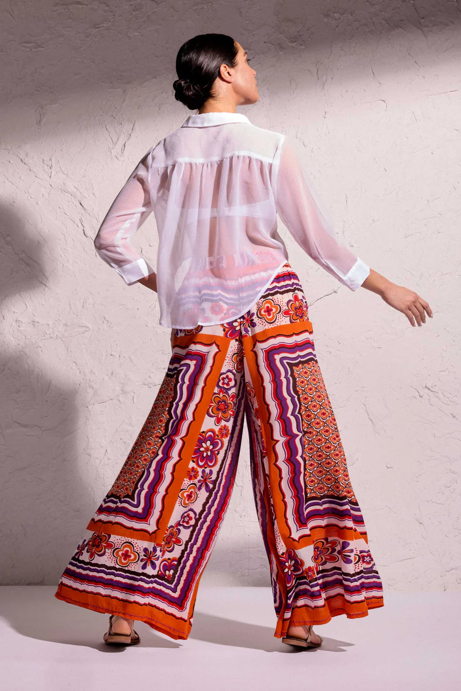 PANTALONI GAMBA LARGA AMBER - DAVID