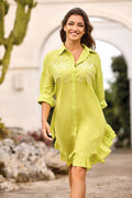 ABITO CAMICIA EMILY LIME - DAVID