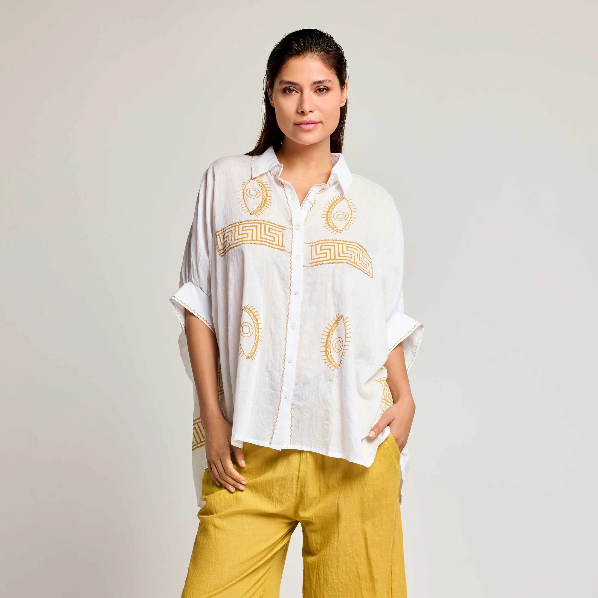 CAMICIA ZELIA BIANCA - DAVID