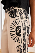 PANTALONI BICOLORE STAMPATI  -  NKN