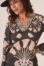 VESTITO CORTO CON STAMPA  -  NKN