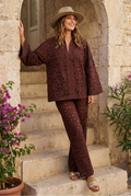 BLUSA IN SANGALLO GEOMETRICO - DAVID