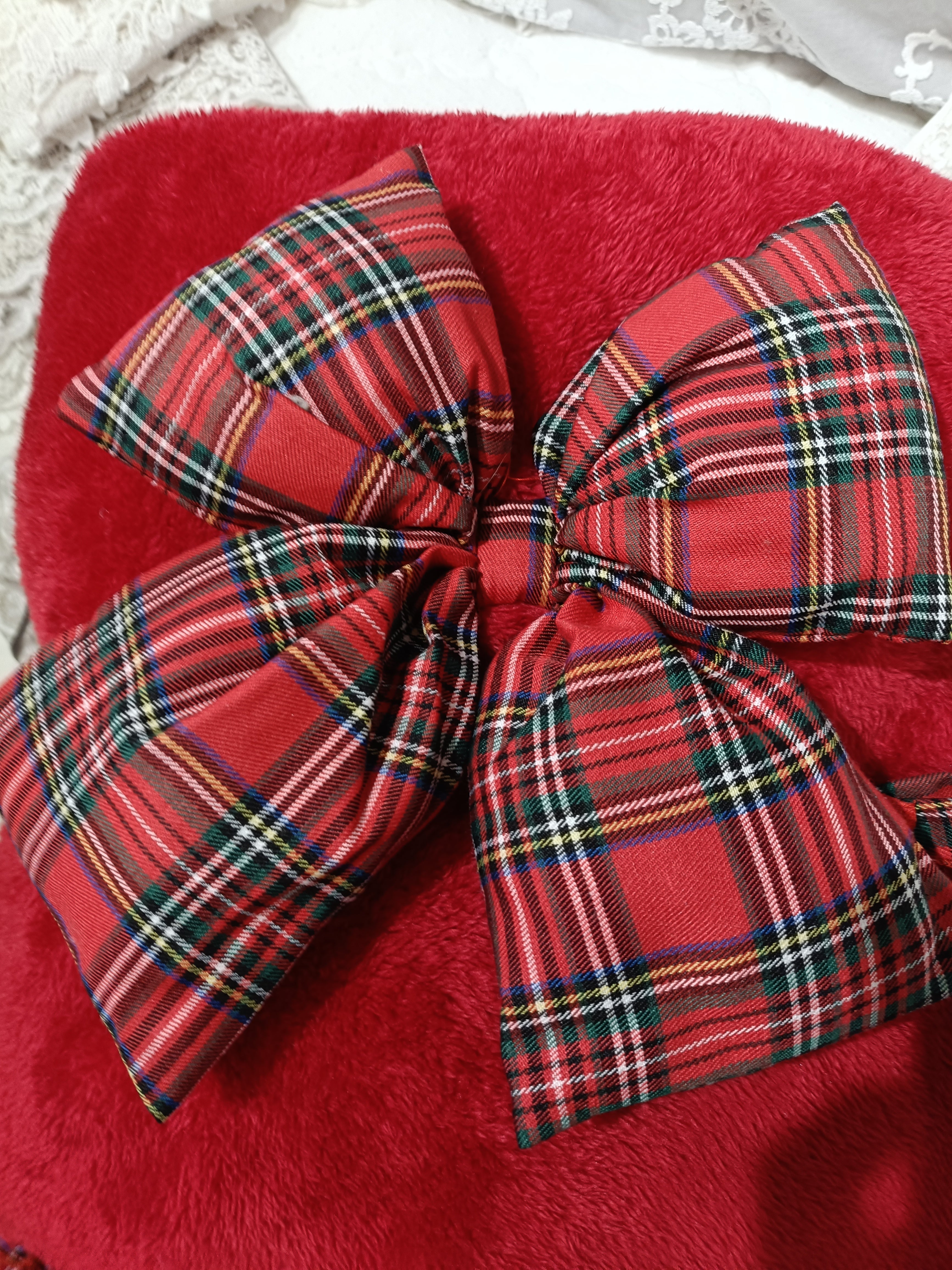PLAID SHERPA CON FIOCCO - BLANC MARICLO'
