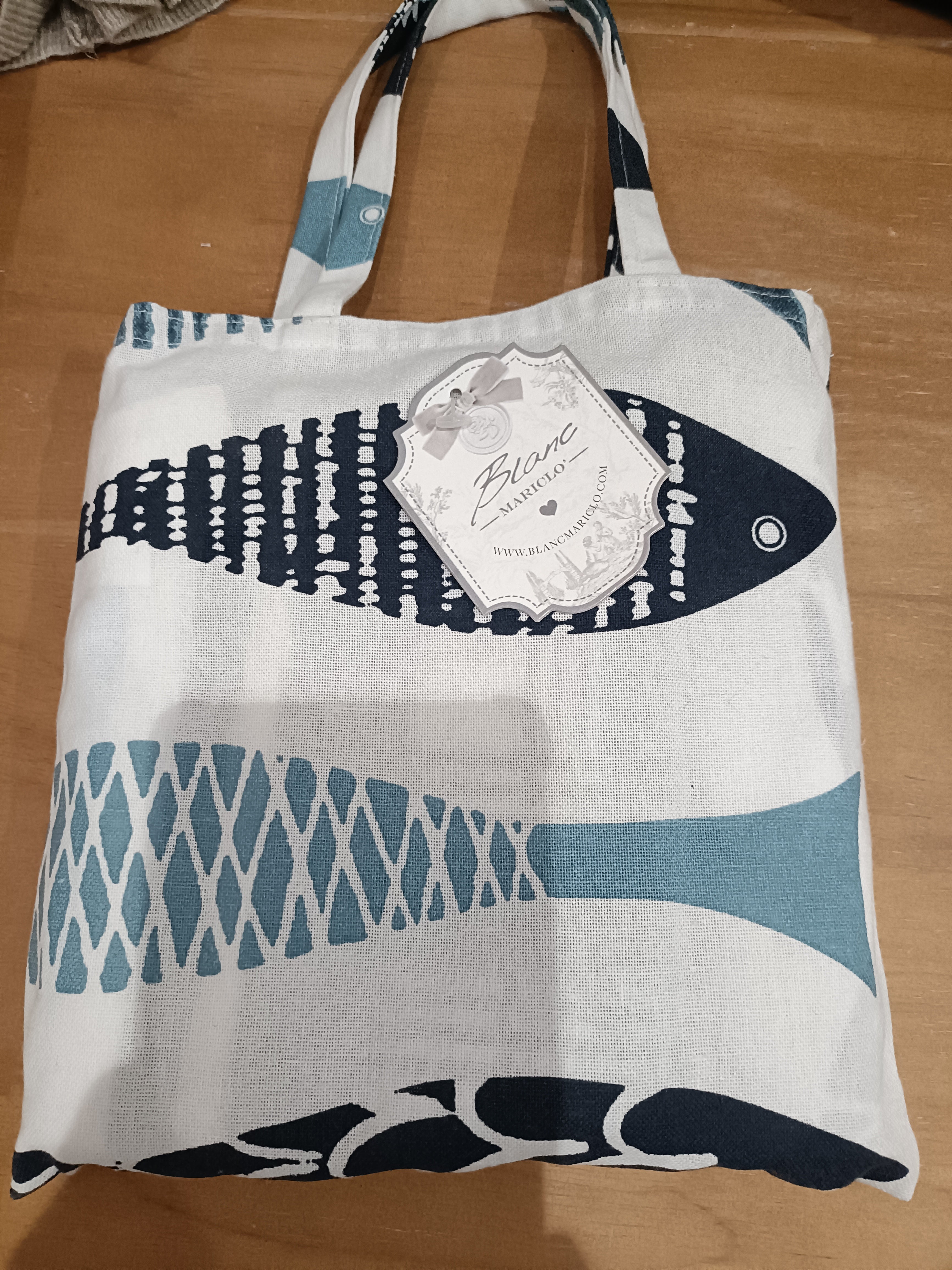 PICCOLA SHOPPER CON 3 CANOVACCI - BLANC MARICLO'