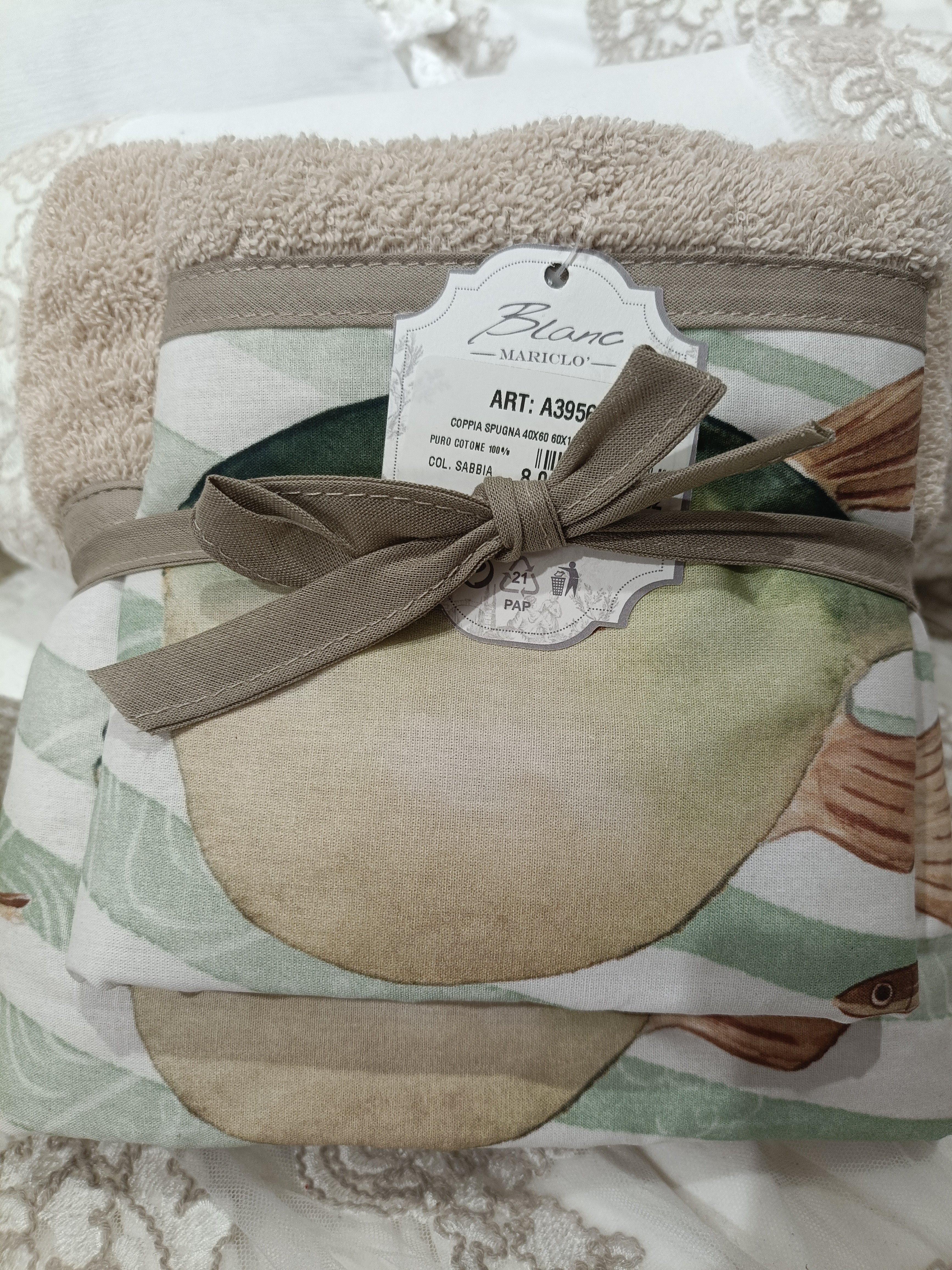 COPPIA SPUGNA ASSORTITE  -  BLANC MARICLO'