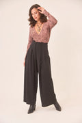 PANTALONI PALAZZO CON PIEGHE - NKN