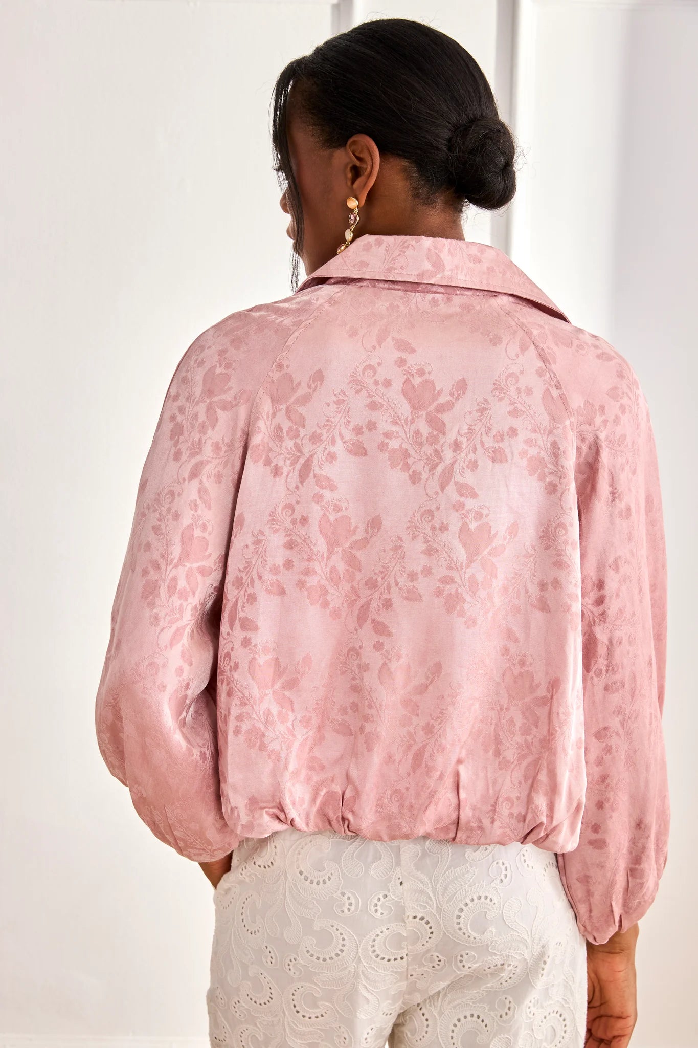 GIACCA JACQUARD CON COLLETTO  -  NKN