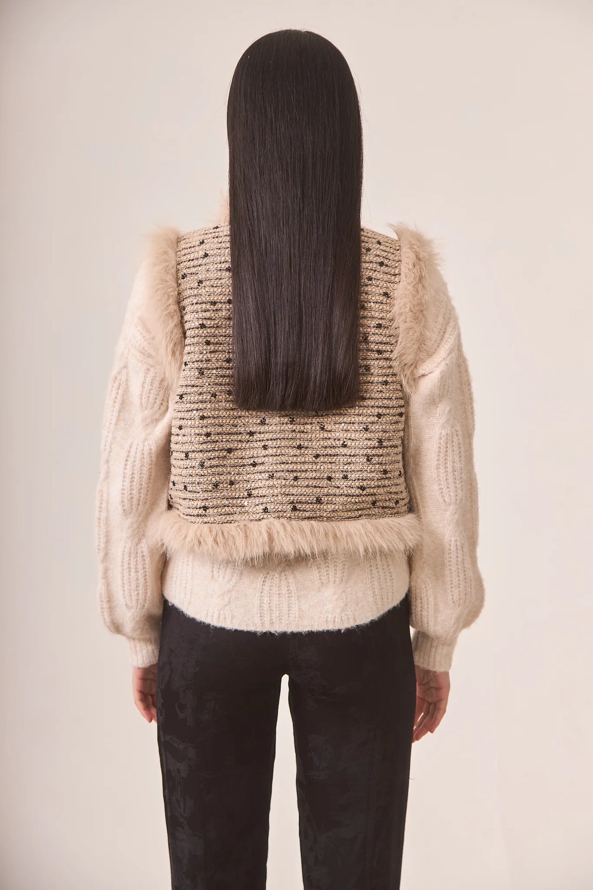 GILET FANTASY IN PELLICCIA ELEGANTE - NKN