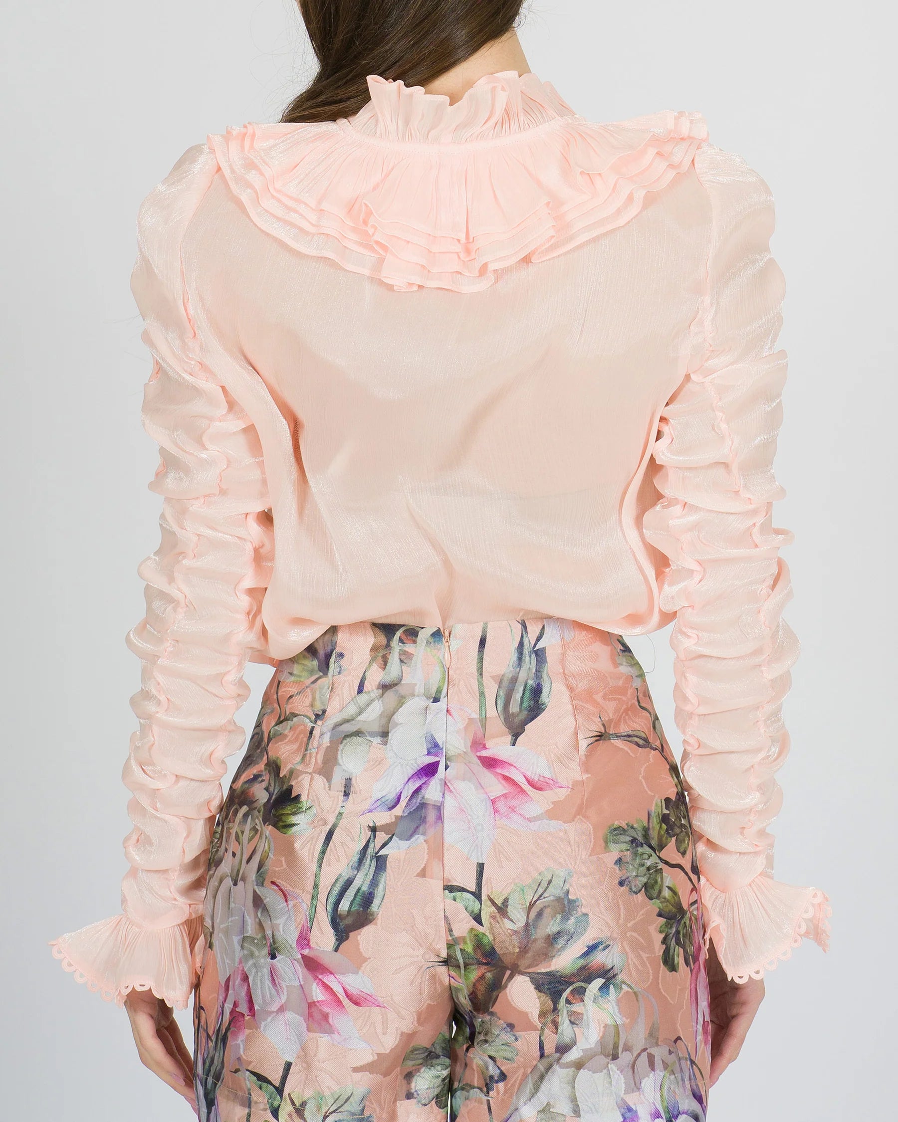 CAMICIA IN TESSUTO LUCIDO - AMOSA