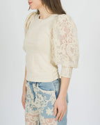 T SHIRT CON MANICHE A SBUFFO - AMOSA