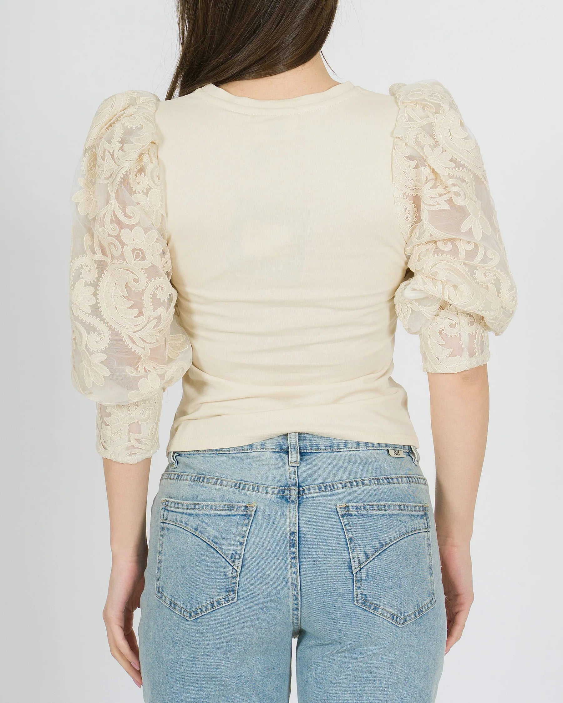 T SHIRT CON MANICHE A SBUFFO - AMOSA