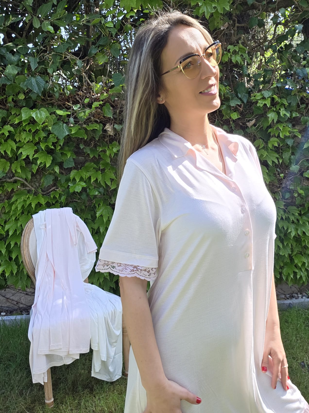 CAMICIA DA NOTTE MANICA CORTA
