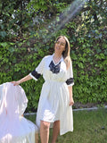 VESTAGLIA CON PIZZO
