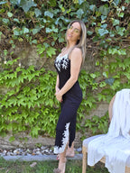 SOTTOVESTE LUNGA CON PIZZO