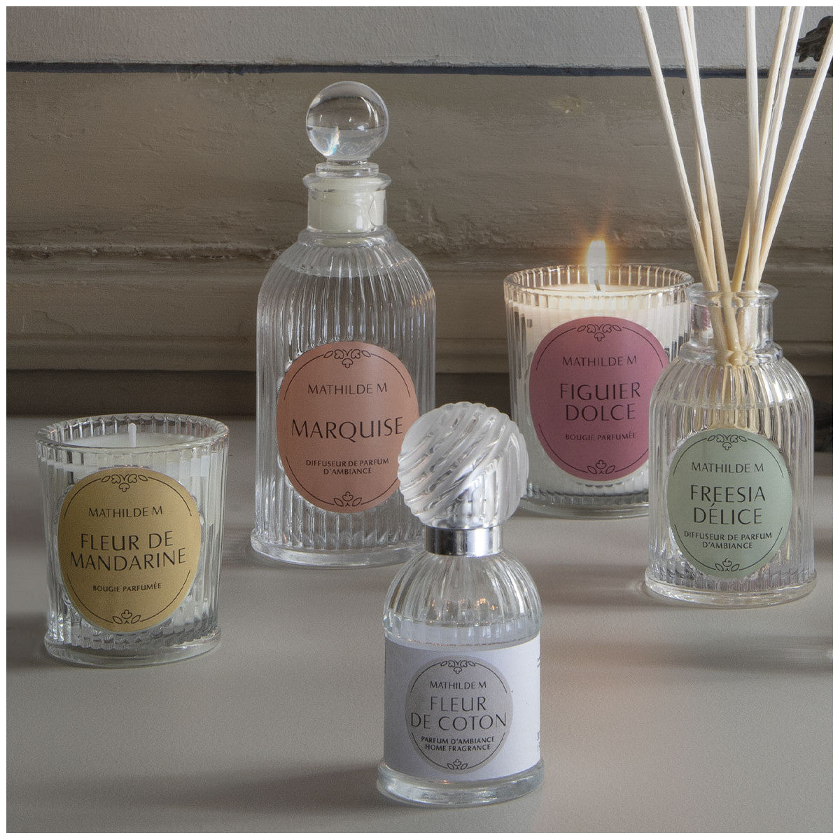 CANDELA PROFUMATA FLEUR D'ORANGER - MATHILDE