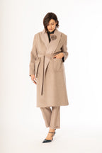 CAPPOTTO CON SPILLA E CINTURA - MORE BY SISTE'S