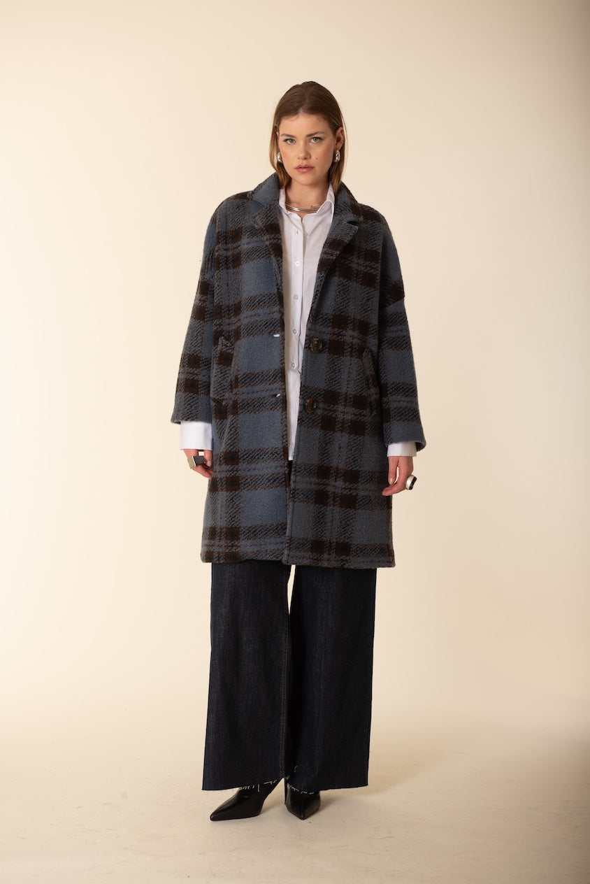 CHECK COAT - MORE BY SISTE'S