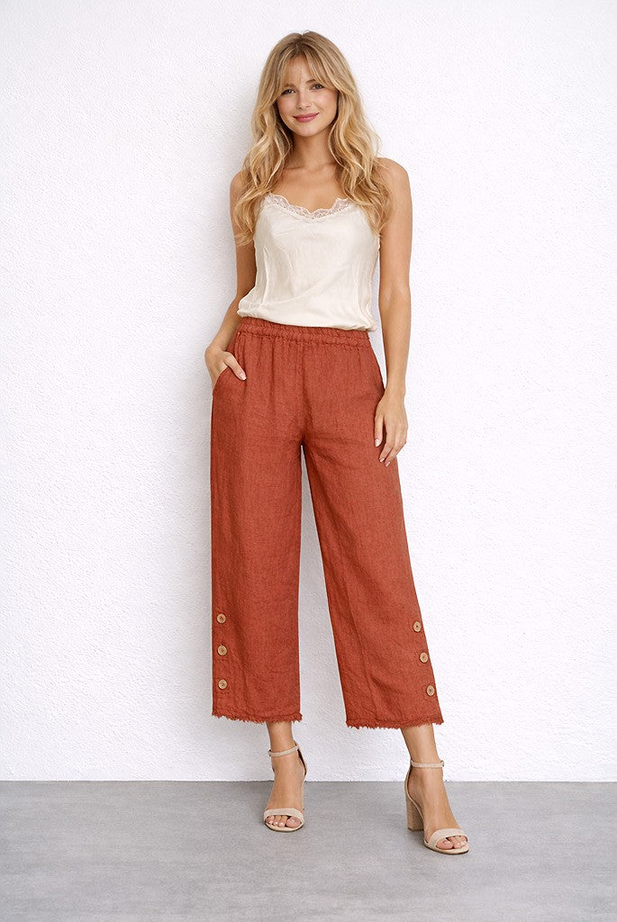 PANTALONE PURO LINO - POSITANO