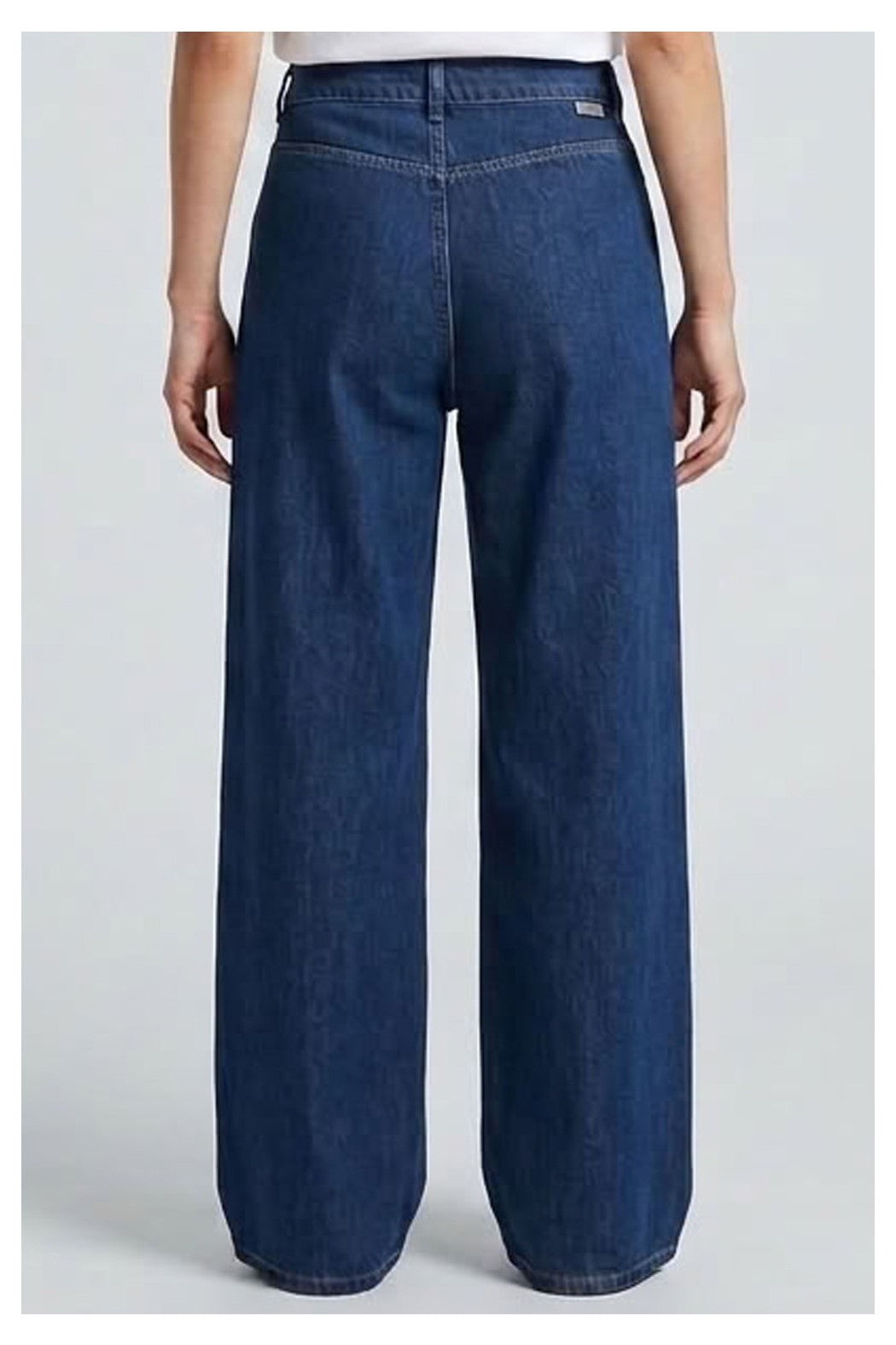 JEANS A PALAZZO CON DECORO - AMOSA