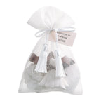 SACCHETTO CON 3 DECORAZIONI PROFUMATE ROSE ELIXIR - MATHILDE