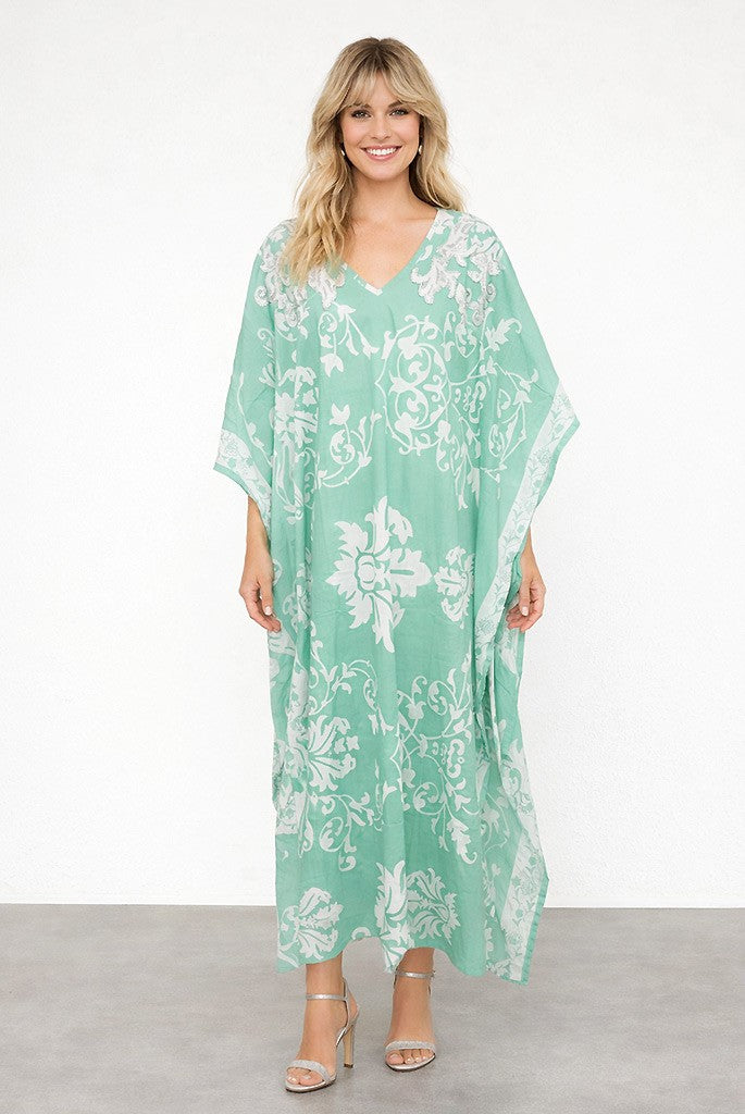 PONCHO LUNGO IN COTONE - POSITANO