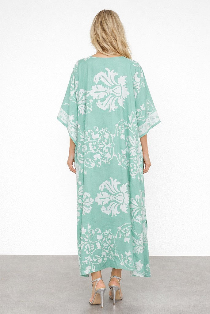PONCHO LUNGO IN COTONE - POSITANO